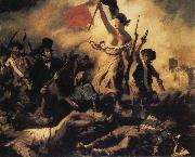 Eugene Delacroix Liberty Leading the People Germany oil painting artist